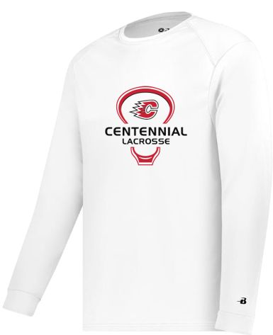 Long Sleeve Performance Tee - Red, White or Black