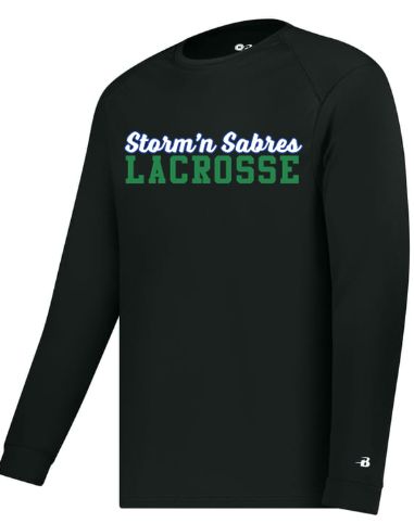 Performance Long Sleeve Tee Youth/Adult - Black