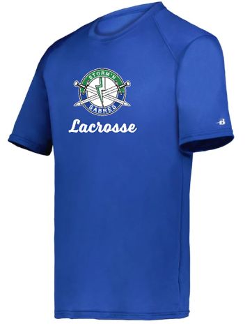 Performance Tee Youth/Adult - White/Blue