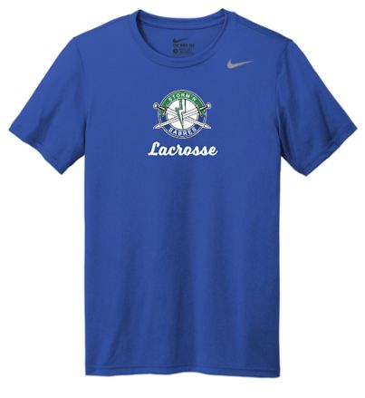 Nike Performance Tee - Blue/White