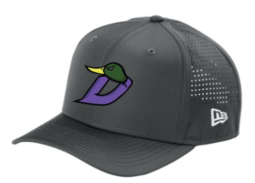 New Era Perforated Snapback Hat - Graphite