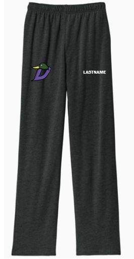 Fleeve Straight Leg Sweatpant Unisex - Dark Heather Grey