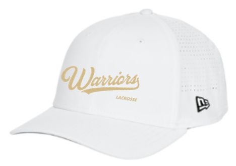 New Era Perforated Snapback Hat - White