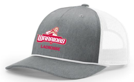 Rope Snapback Hat - Heather Grey/White