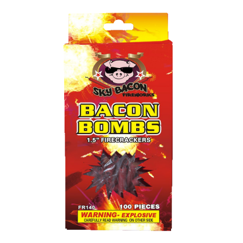 BACON BOMB FIRECRACKERS