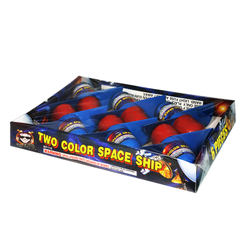 TWO COLOR SPACESHIP