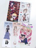 heezey丨(5 types) baby hellgirls sticker Korea illustrated goods stationery