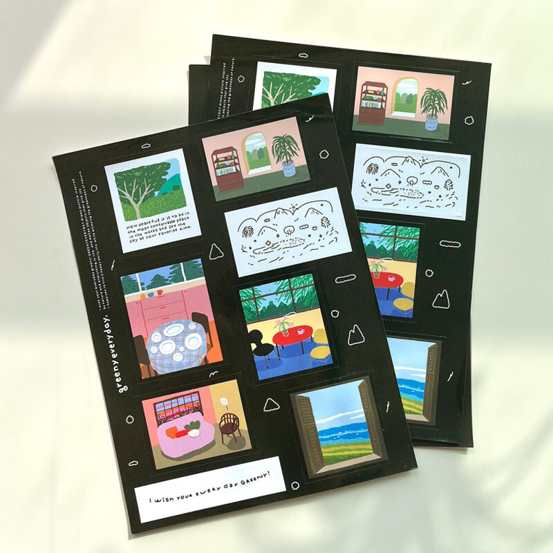 Greenyeveryday丨Sticker丨（8 types）743064967476