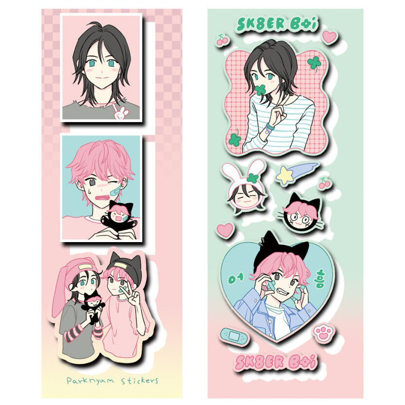 Parknyam丨Sticker Pack丨761932178459, Design: NO.1