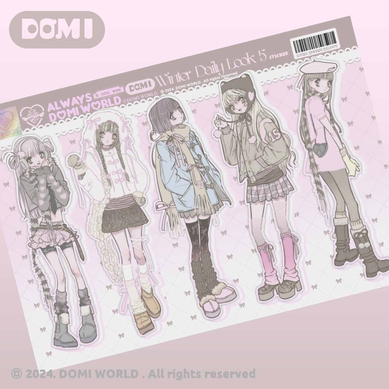DOMI WORLD丨Sticker丨（6 types）768272995238