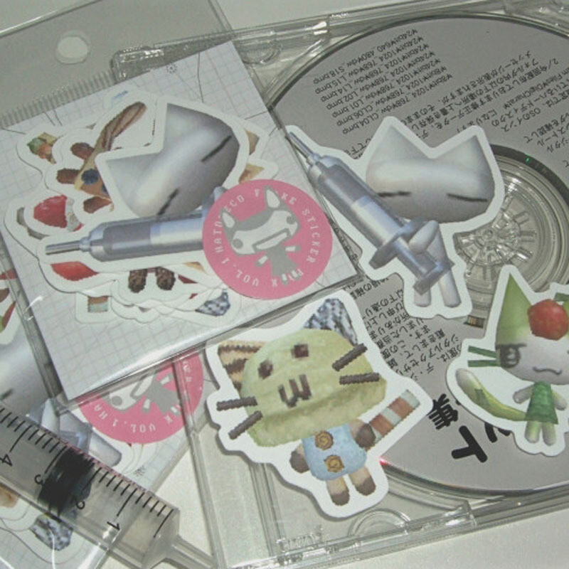 HATO丨Sticker Pack丨10pcs sticker pack Korea illustrated goods stationery Decoration journal