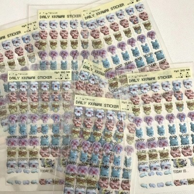 Huhuee丨Sticker丨（3 types）766019076721