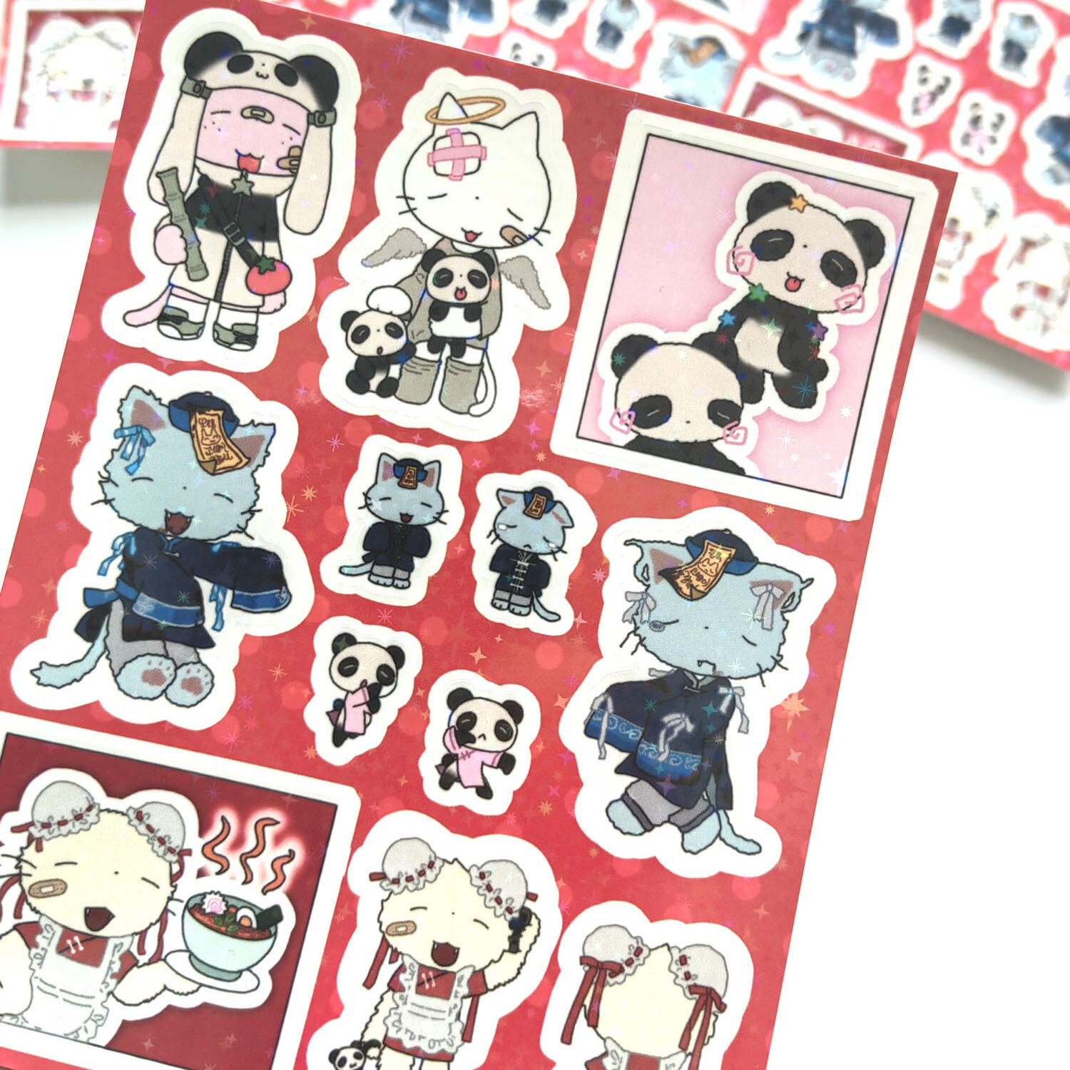 Arsene丨Sticker丨Panda/Zombie cat