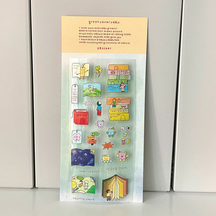Greenyeveryday丨Sticker丨（3 types）776184128058