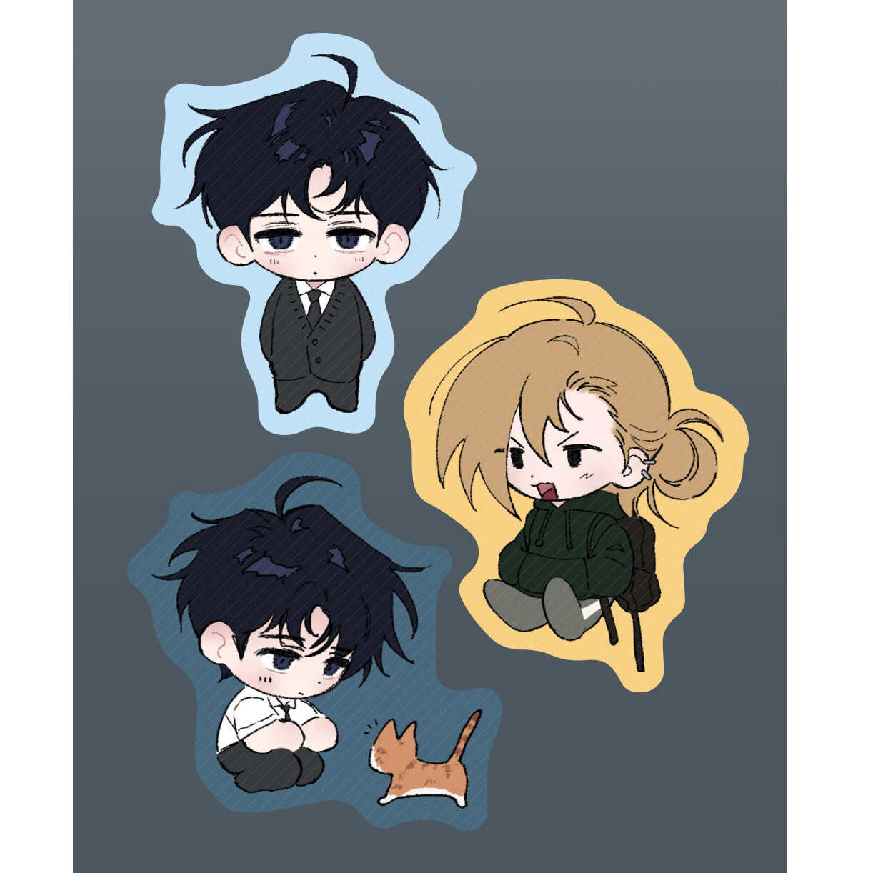 WUSIN丨Sticker Pack丨 771430027296, Design: NO.1