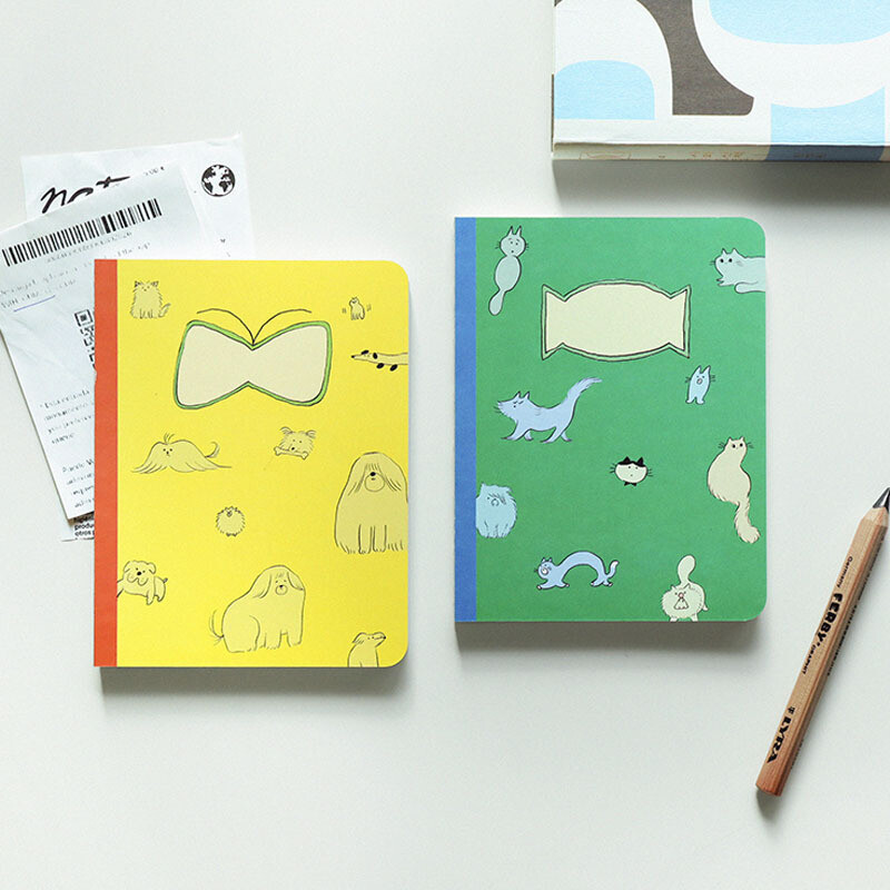 Mindobitto丨Notepad丨(2 types) Illustration Simple Stripes Notepad