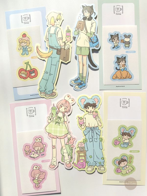 Parknyam丨Sticker Pack丨（4 types）801040130432