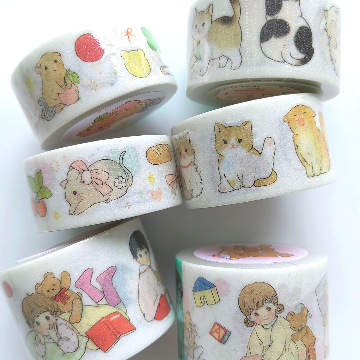 Yoovora丨Masking Tape 丨(3 types) CAT/teddy bear