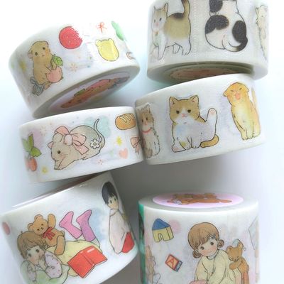 Yoovora丨Masking Tape 丨(3 types) CAT/teddy bear