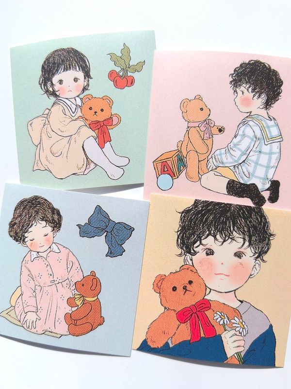 Yoovora丨Sticker Pack丨we are teddy bear club!  square Sticker Pack