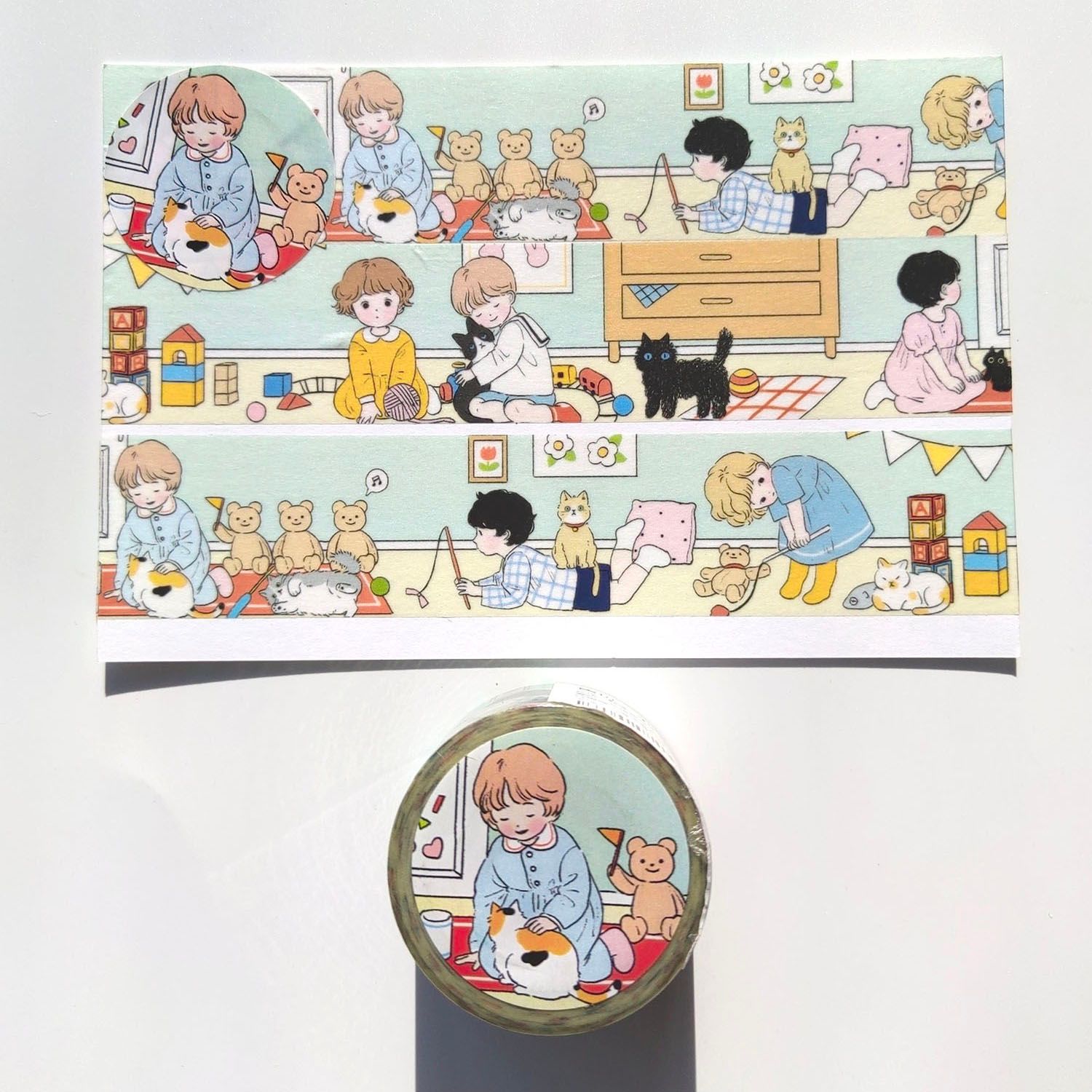 Yoovora丨Masking Tape 丨friends tape Korea illustrated goods stationery journal deco