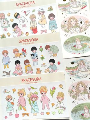 Yoovora丨Sticker丨(4 types) Sending love to your universe