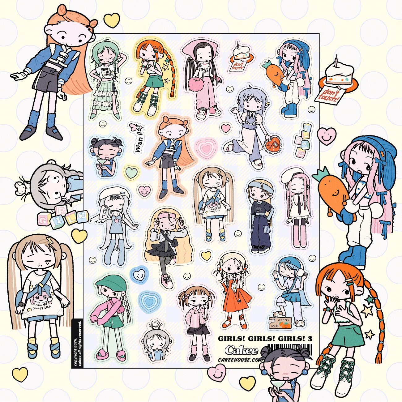 Cakee丨Sticker丨（2 types）826343785541