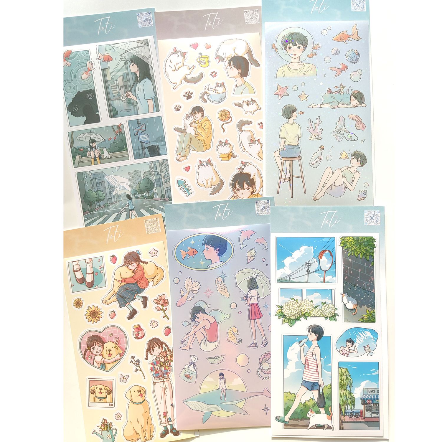 Studio toti丨Sticker丨（6 types）828733398724