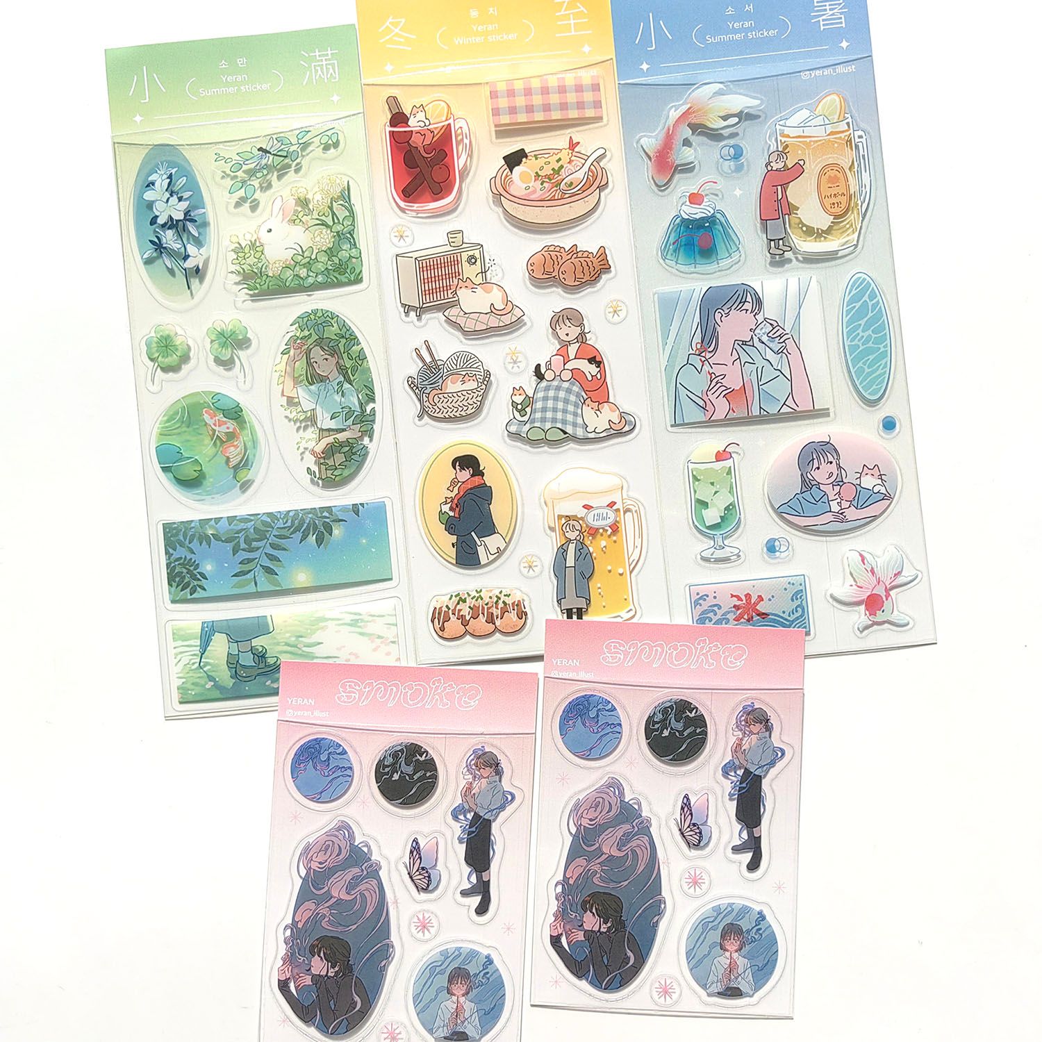 Yeran丨Sticker丨（4 types）852043519401