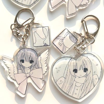 Choose Love丨Glitter Epoxy Keyring丨（2 types）862615645194 lovu hime