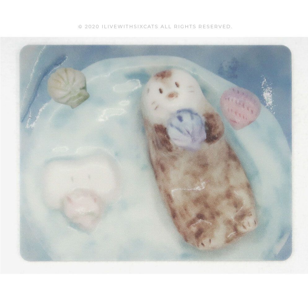 I Live With Six Cats丨Mousepad丨854565317546