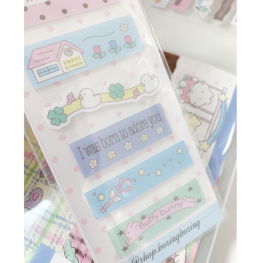 Boringboring丨Sticker丨（4 types）878208059708