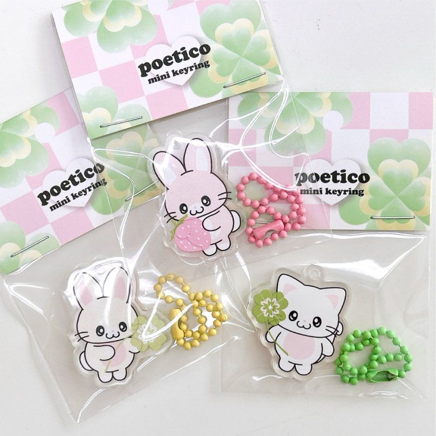 Poetico丨Acrylic Keyring丨（3 types）886605021929
