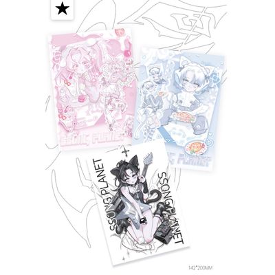 Ssong Planet丨Postcard丨（3 types）891495515023