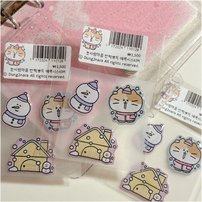 Dung2nara丨Epoxy Sticker丨（2 types）890899666256