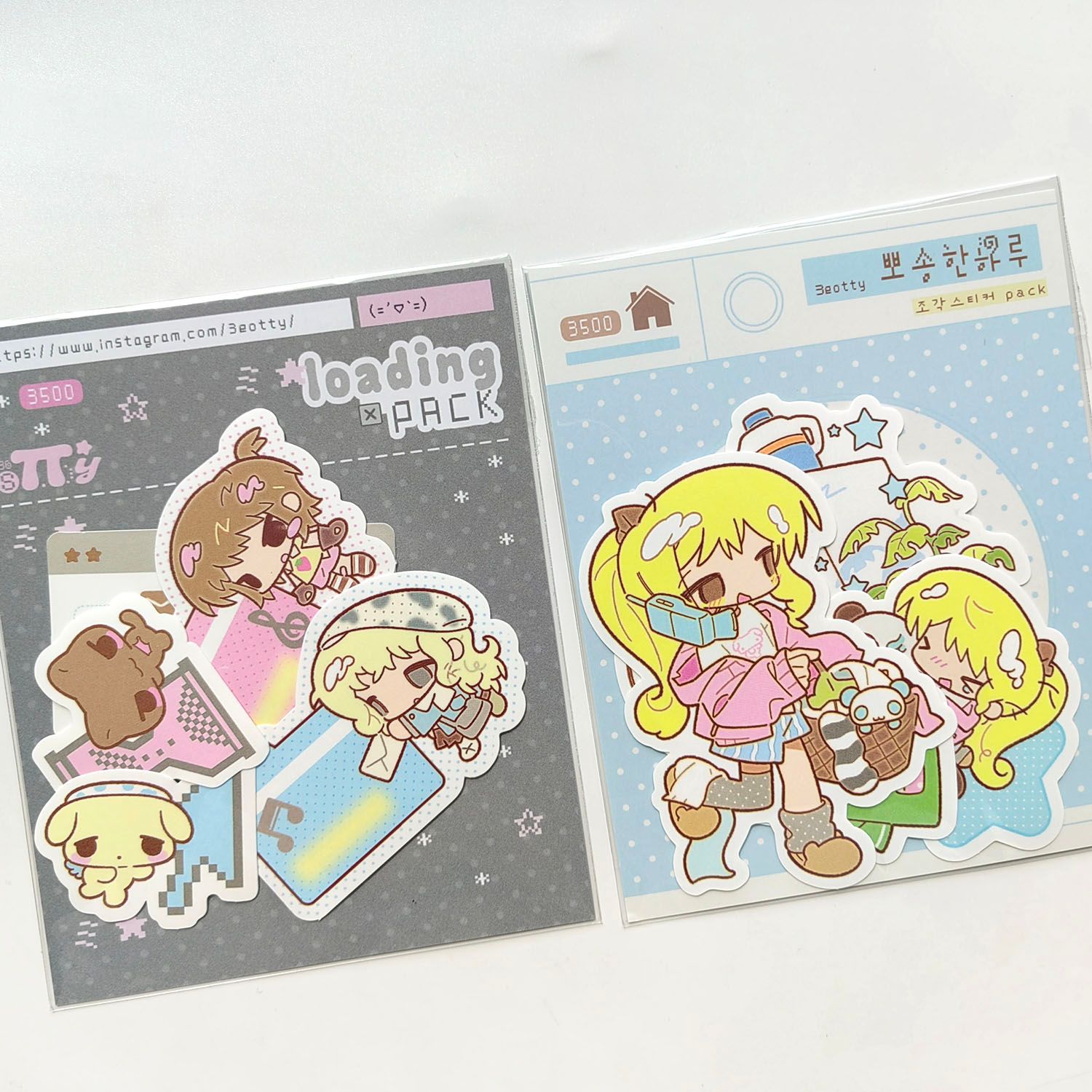 3eotty丨Sticker Pack丨（2 types）897017132048