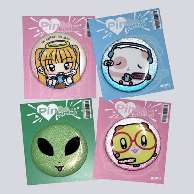 Zkzk Studio丨Glitter Badge丨（5 types）891442598651