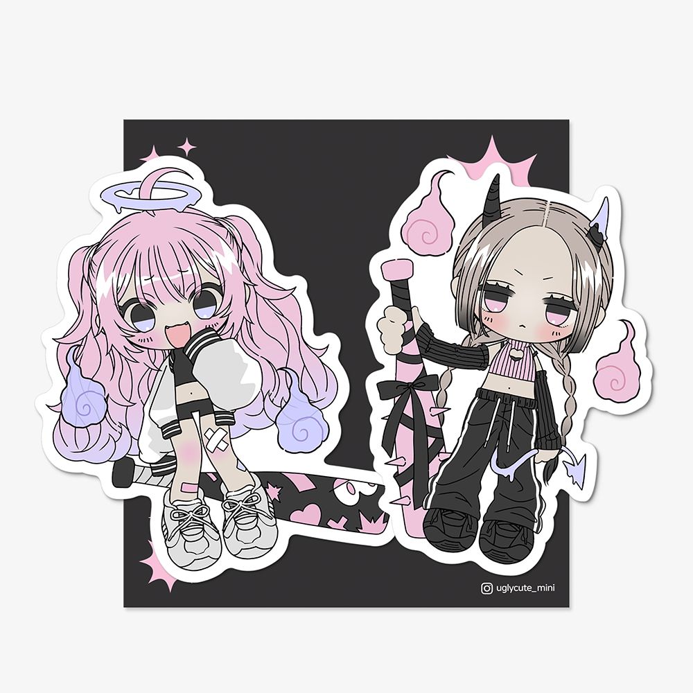 Ugly Cute丨Sticker Pack丨（3 types）890356329646