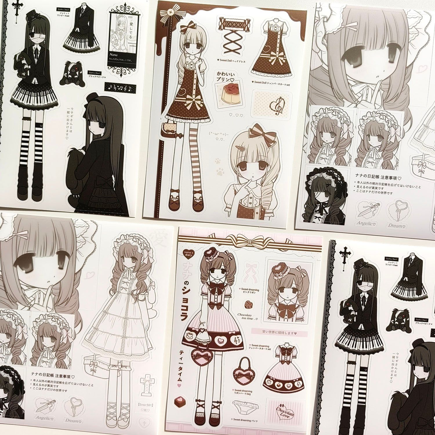 NANA&#39;s Diary丨Sticker丨（4 types）902095066097