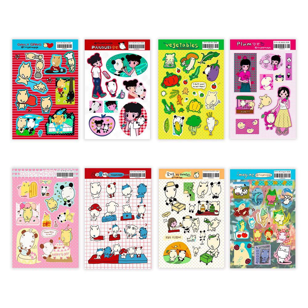 Tiny Pet丨Sticker丨（8 types）903349537541