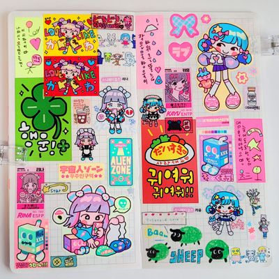 Snip Snippety Snip丨Sticker Pack丨（2 types）915379559657