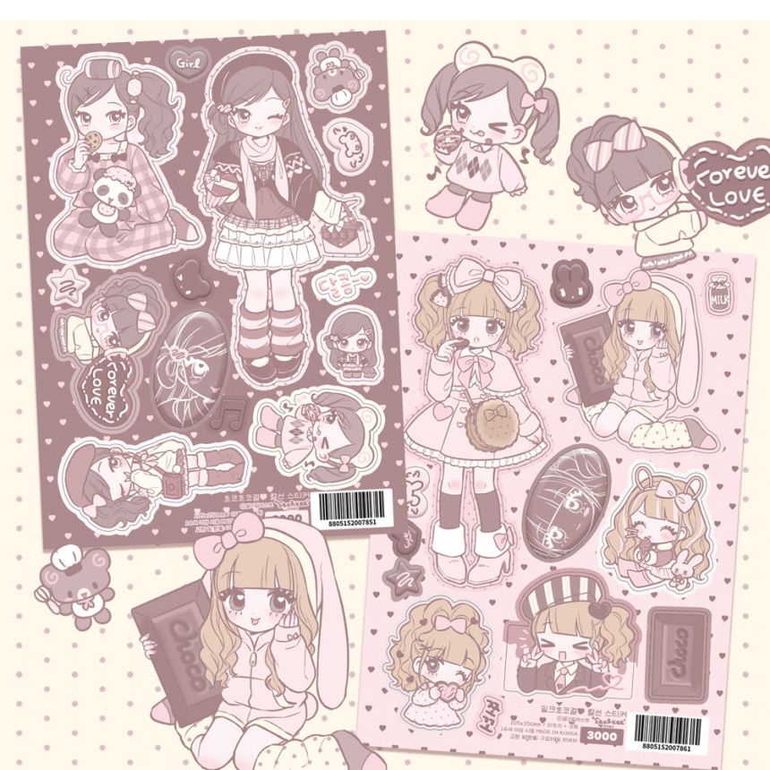 Seolkee Illust丨Sticker丨（4 types）919836031628