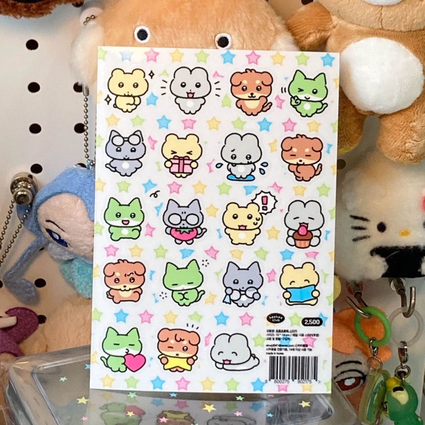 Heeheeclub丨Sticker丨（4 types）925882112162