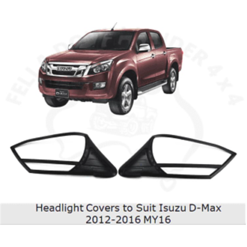 Headlight Cover - Suitable for Isuzu D-Max 2012-2015