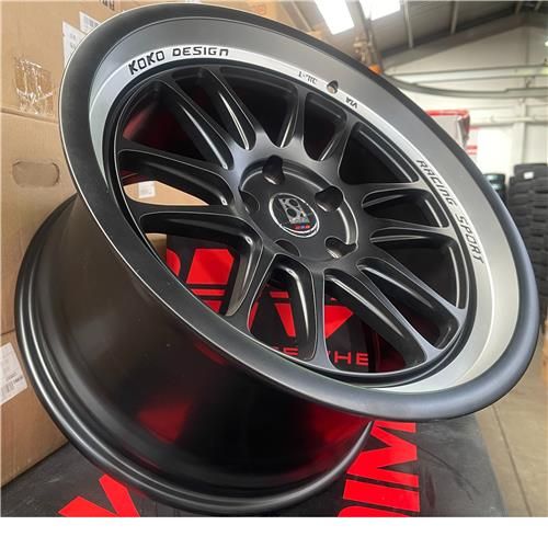 ZM833 18X10 5X100 ET33 CB73.1 MATT BLACK LIP