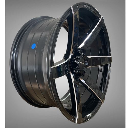 ZM352 20X9.5 ET20 CB110 6X139.7 BLACK MILLING WINDOW