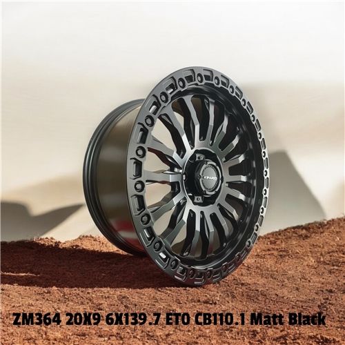 ZM364 20X9 6X139.7 ET0 CB110.1 MATTE BLACK