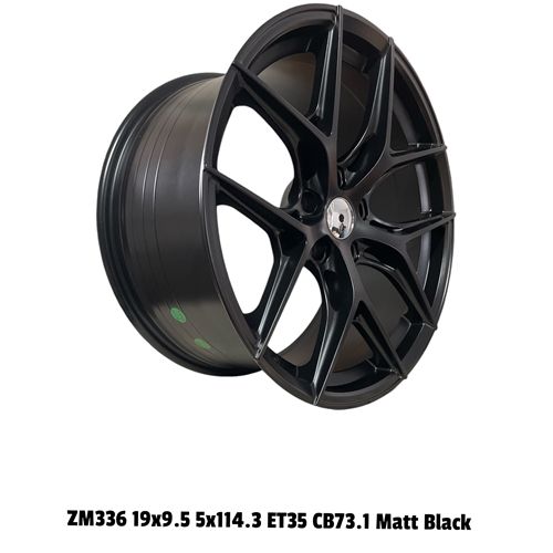ZM336 19X9.5 5X114.3 ET35 CB73.1 MATT BLACK