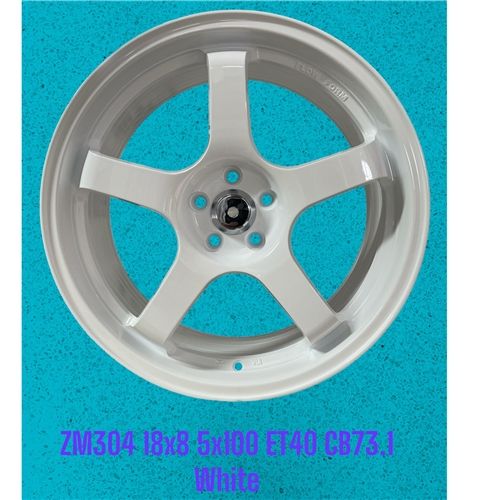 ZM304 18X8 ET40 CB73.1 5X100 WHITE