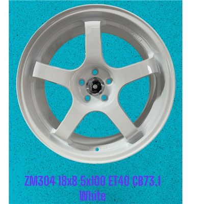 ZM304 18X8 ET40 CB73.1 5X100 WHITE